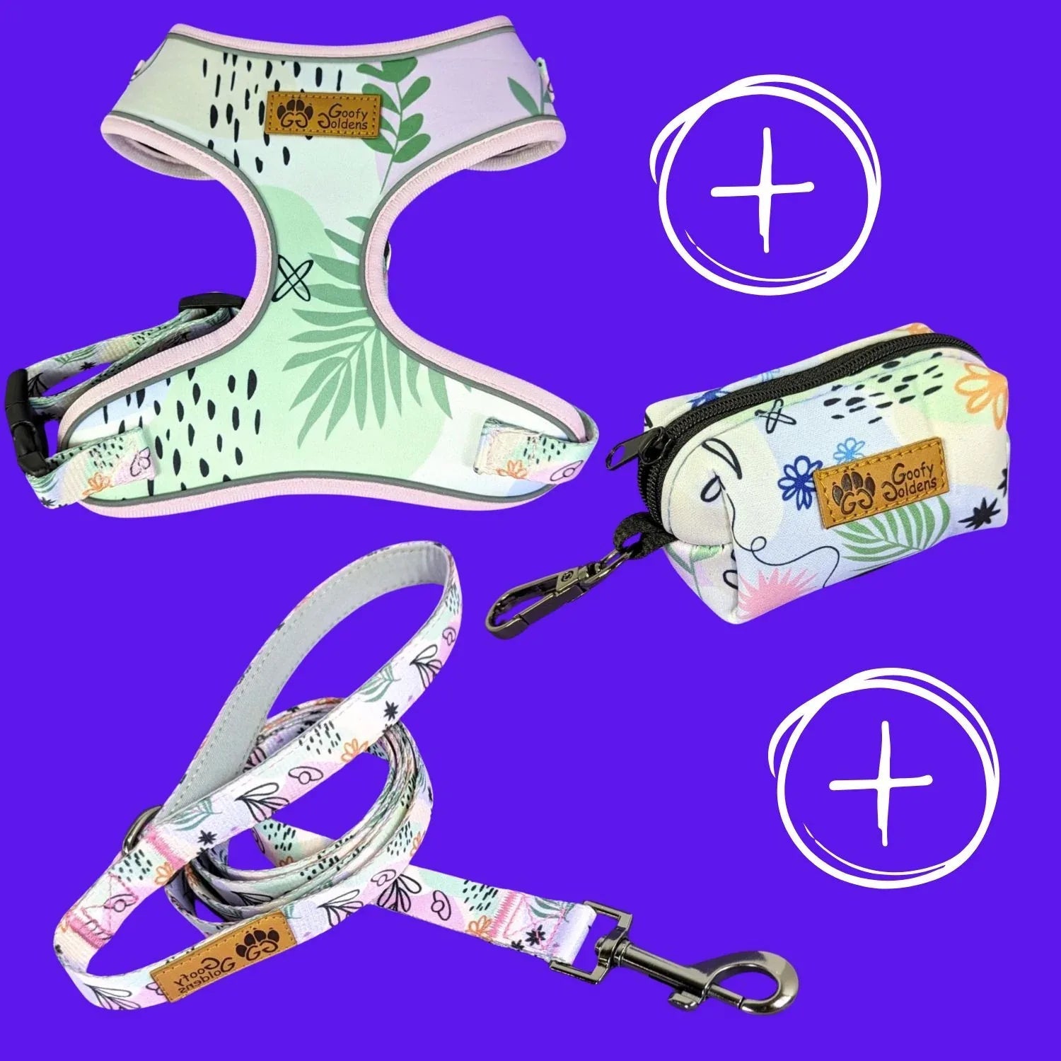 Kit balade harnais Y classique Pastel