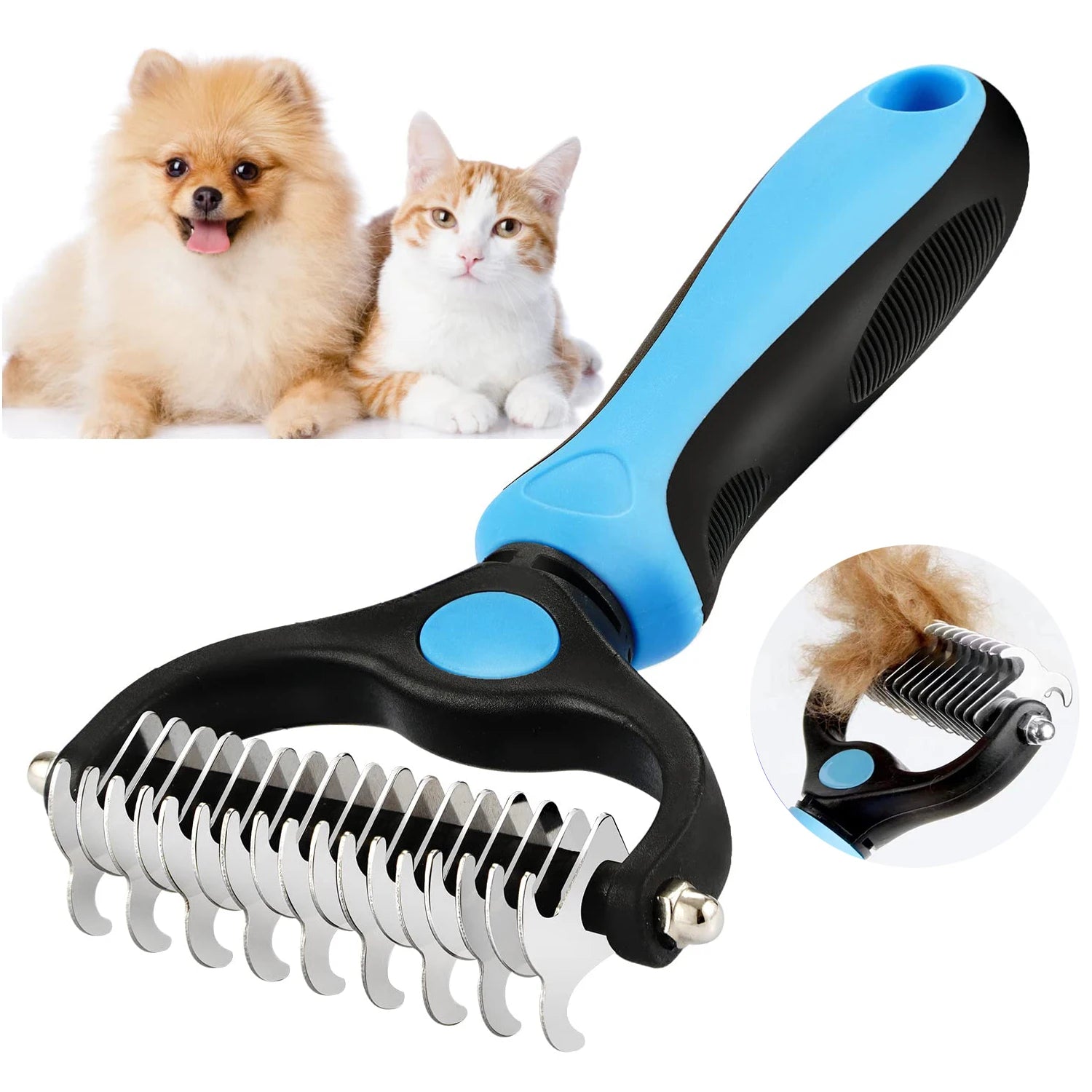 Brosse démêlante animaux