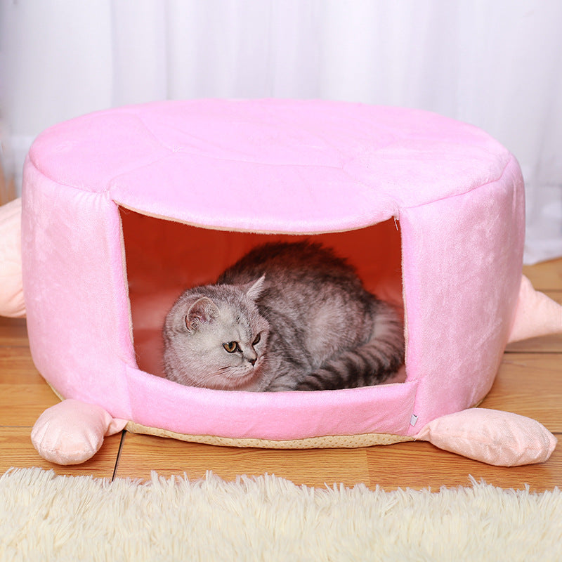 Pet Turtle Dog House, Winter Cat Sleeping Bag
